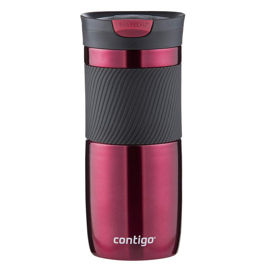 Contigo Byron Snapseal Travel Mug | Stainless Steel Thermal Mug | Vacuum Flask | Leakproof Tumbler | Coffee to Go Mug with BPA Free Easy-Clean Lid